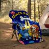 1pc B-Blucy5 Theme Blanket - Digital Print, Polyester, Cozy for All Seasons, Perfect for Outdoor, and Travel