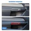  ABS Interior Door Handle Decoration Cover Sticker Fit Ford Mustang 2015 Up Interior Accessories