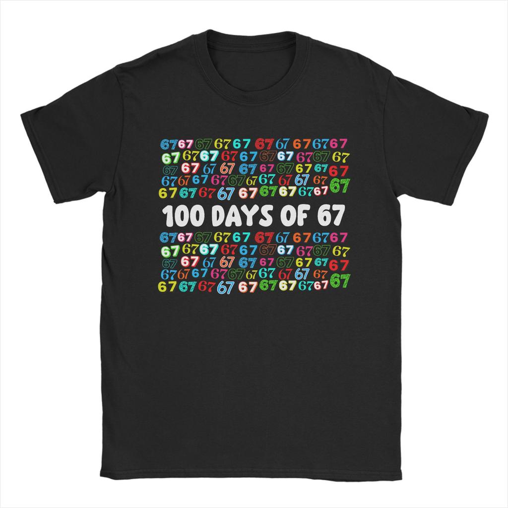 Novelty Bruh Its My 67 33 Days of School Funny TShirt for Unisex Round Neck 100 Cotton T Shirt Short Sleeve Tees Graphic Tops