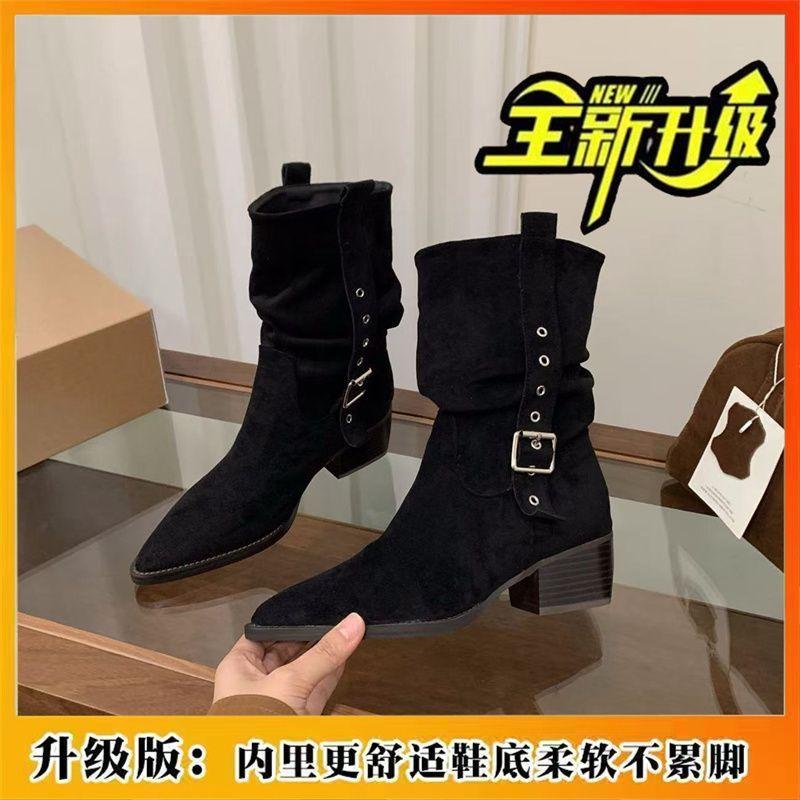 New fresh small man looks tall Martin boots with skirt versatile temperament lady boots woman