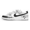 Nike Кроссовки Dunk из кожи коровы, нескользящие, с амортизацией, износостойкие, легкие, низкие, для скейтборда, мужские, белые DD1391-103(Команда298-)
