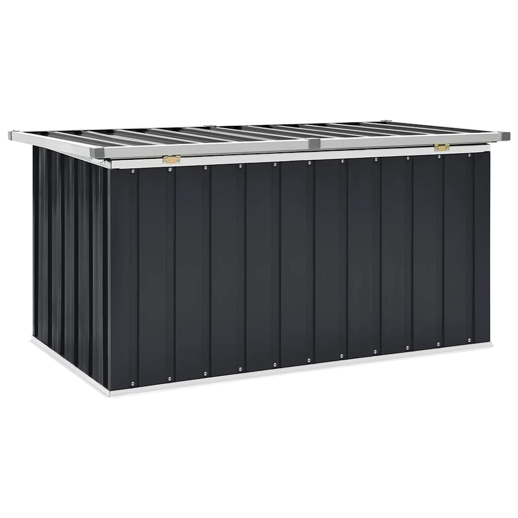 Garden Storage Box Anthracite Grey 129 x 67 x 65 cm