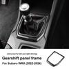 For Subaru WRX/ WRX STI 2022 2023 2024 ABS Carbon Fiber Sticker Car Gear Shift Panel Cover Interior Trim RHD LHD Accessories