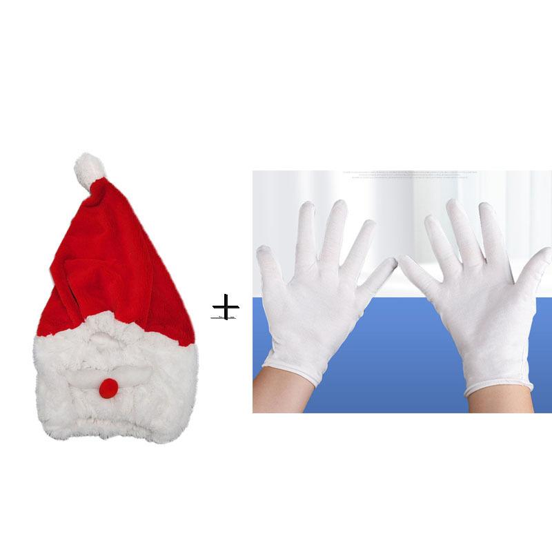Plush American Style Christmas Helmet Hat Outdoor