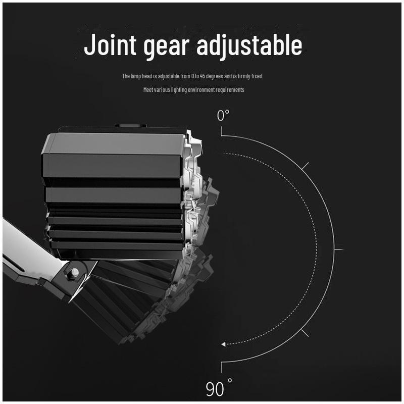 Светодиодный налобный фонарь Cross-Border: Конструкция с пятью фарами, сверхдолгий срок службы, идеально подходит для отдыха на природе, рыбалки и горнодобывающей промышленности.