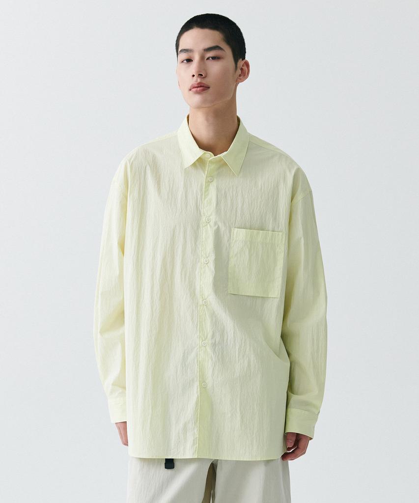MUSINSA STANDARD [City Leisure] Cn Oversized Shirt [Lemon]