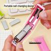 Candy Color Mini Stapler & Highlighter Set: Creative Cartoon Unicorn & Dinosaur Design