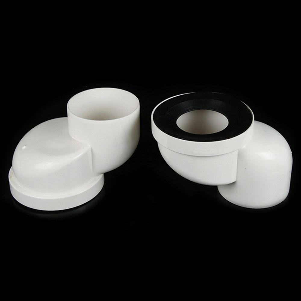 PVC Plastic Toilet Drain Relocation 110mm Offset Flange Adapter  Remodeling Projects