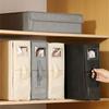 Прочные Нетканые Материалы Складные Органайзеры для Постельного Белья с Вместительным Дизайном и Доступом на Молнии Для Ежедневного Повседневного Использования