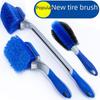 Car Tire Brush Cleaning Kit - Soft Brush for Car Washing, Dust Removal, and Maintenance.