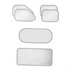6Pcs Privacy Shade Blackout Sun Blocker Visor Car Window Shades with Suction Cups for Changing
