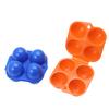 2/4 Grids Outdoor Containers Holder Egg Tray Portable Organizer Case Egg Storage Box