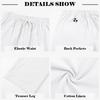 Men’s Loose-fit, Oversized, Breathable and Comfortable Linen Straight-leg Beach Trousers for Sports and Leisure