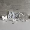 3D Candle Mold Handmade Soap Mould Resin Butterfly Silicone Mold  Candle Making