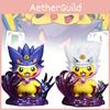 Pikachu Cosplay Gengar Model Toy Pvc Action Figure Anime Gift Ornament