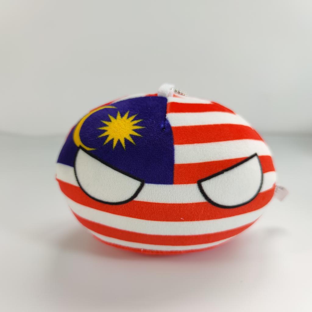10cm Polandball Mini Plush Toy Kazakhstan Israel Palestine Iraq Egypt Countryball Anime Peripheral Gifts