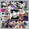 Наклейки для аниме JoJo's Bizarre Adventure - 53 водонепроницаемых декоративных листа для ноутбуков и блокнотов