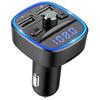 Bluetooth FM Transmitter, Wireless Car Bluetooth Kit Radio Transmitter Adapter with Hands-Free Call Dual USB(Lamp