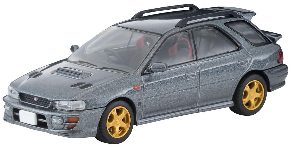 Tomica Limited Vintage Neo 164 LV-N281b Subaru Impreza Pure Sports Wagon WRX STi Version V Gray 98 Year Finished Product