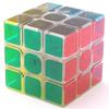 ZCUBE Intelligence Z CUBE для девочек и мальчиков, 06 лет, квадратный 3x3 Z-CUBE, кристалл, волшебный мозг, Speedcube, головоломка, прозрачная 3D-головоломка 333cube