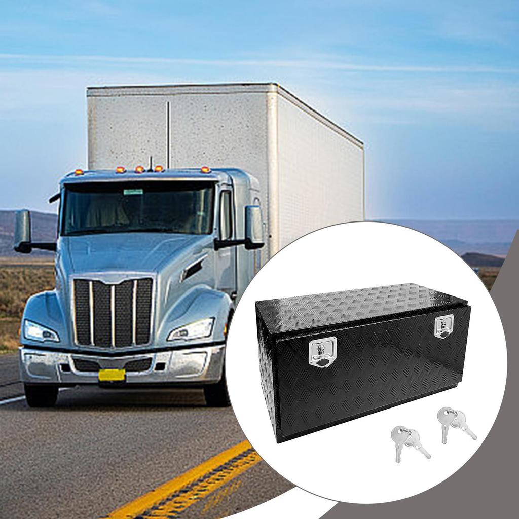 Прицепной ящик для инструментов Подкузовное хранение Гаражный кейс Садоводство Ящик для инструментов в кузов грузовика