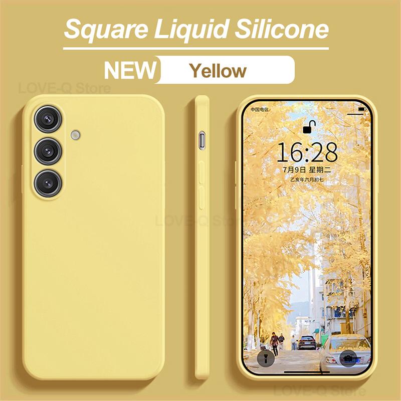 Чехол S24 S23 Ultra Plus, жидкий силиконовый чехол для телефона Samsung Galaxy S24 S23 S22 S 24 Ultra Plus S23Ultra S24Ultra, мягкий чехол