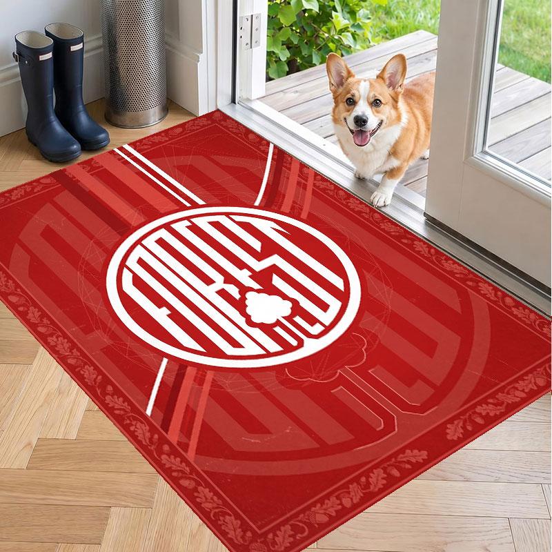Soft Floor Carpet Nottingham Forest Pattern Area Rug Decorative Mat For Home Room Decoration