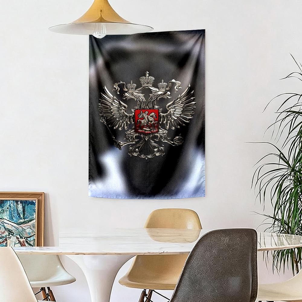 Russian Symbol Wall Decor Tapestry Art For Pet Memorial Birthdaywedding Party Backdrop Family Gift