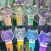 Glow-in-the-Dark Jellyfish Gel Pen - Real Specimen, Light-Up Feature, Cute Piglet & Bear Design, Perfect for Students.