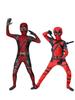 Adult & Kids Cosplay Costume: Spider-Man & Deadpool Halloween Jumpsuit