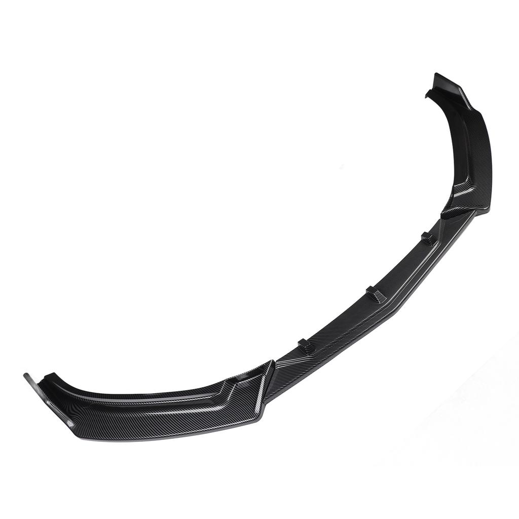 3pcs Carbon Fiber Style Front Bumper Lip Spoiler Fit for Mazda 3 Axela 2014‑2019