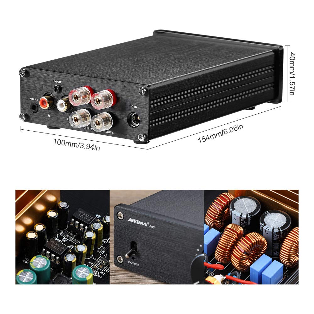Усилитель звука AIYIMA TPA3255 300 Втx2 класса D стерео аудио усилитель HiFi цифровой усилитель для акустической системы домашнего кинотеатра