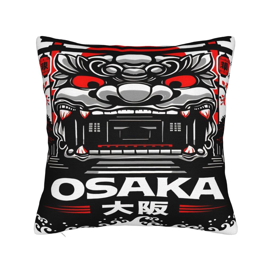 OSAKA JAPAN Pillow Case Retro Trendy Pillow Cover Soft Pillowcases For Wedding Party Home Decor