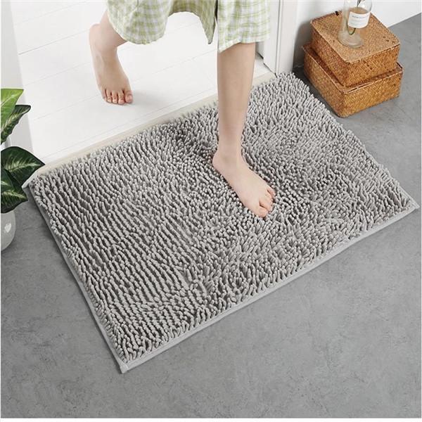 Thicken Chenille Bath Mat Non-slip Bathroom Rugs Door Absorbent Pad Mat Shaggy Mats Rug for Entrance Sofa Pet Carpet