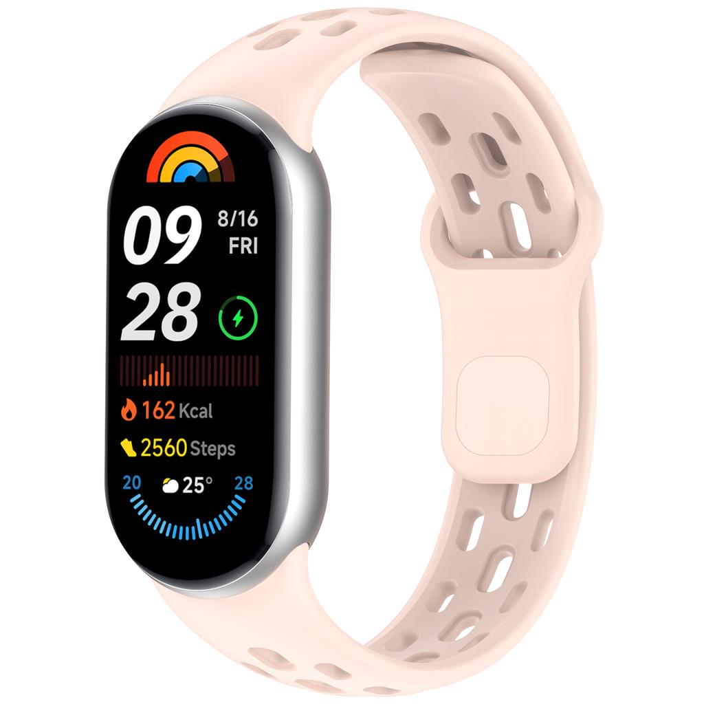 Ремешок для Xiaomi Mi Band 10 9 8 NFC Аксессуары Спортивный силиконовый браслет Ремешок для запястья ремешок pulseira correa miband Mi band 10
