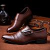 New Men's Dress Leather Shoes Luxury Fashion Groom Wedding Shoes Men Italian Style Oxford Shoes Plus Size 38-48
