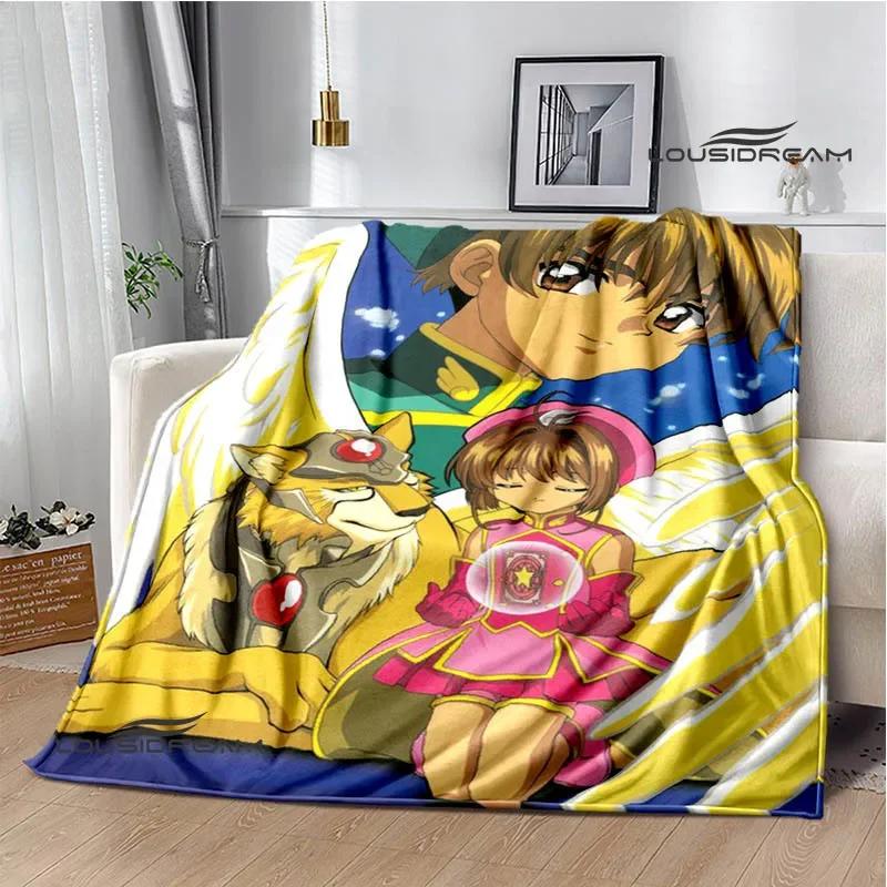 Card Captor Sakura Cartoon blankets fashion blankets Warm Flannel Soft Comfortable Blanket Home Travel Blanket Birthday Gift