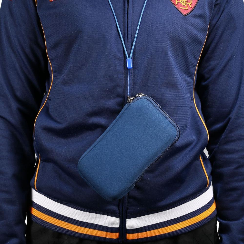 Inch Power Bank Storage Organizer With Hanging Neck Neoprene Bag Mobile Phone Bag Earphone Bag