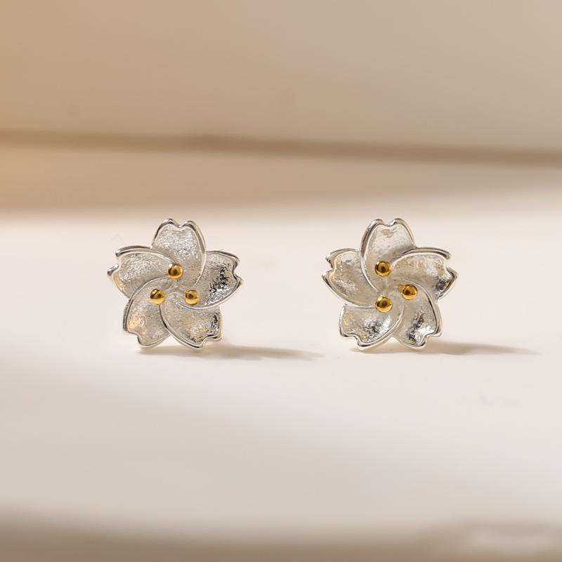 Серьги Sakura Sweet, женские новые модные универсальные серьги в нишевом стиле высокого класса