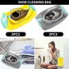 2Pcs Wash Bag Shoes Laundry Bag Padded Net Laundry Shoes Protector Fluffy Polyester Washing Shoes Machine Laundry Bag Drying Bag
