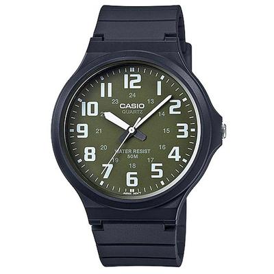 Casio CASIO кварцевые часы унисекс MW-240-3BV Зеленые/Белые [предмет]