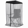 Foldable Design Chair Use Mosquito Net Zipper Opening Mesh Tent Insect Shield Net  Camping