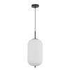 Suspension cylindre verre opale 23W IP20 E27 Diam 200mm