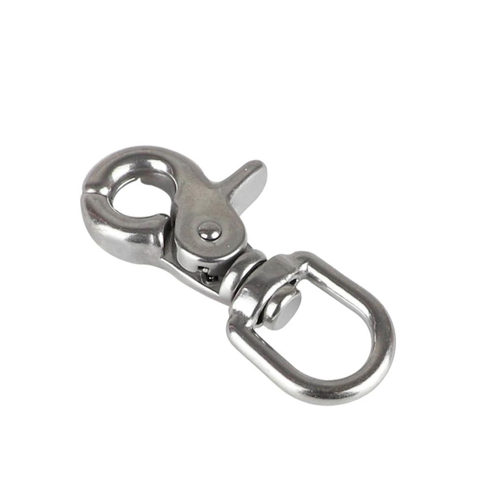 Marine Grade Carabiner 304 Stainless Steel Trigger Clip Hook Heavy Duty Snap Swivels  Outdoor