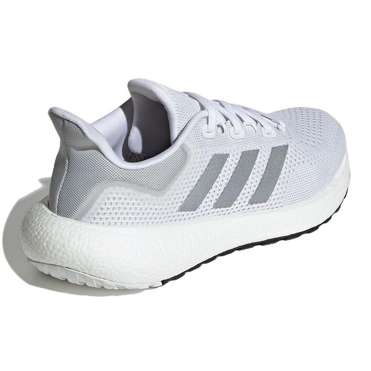 adidas PureBoost Jet White Silver Metallic Женские кроссовки Обувь-Белый Черный GW0906