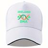 Ireland Is In My DNA Shamrock Baseball Cap Adjustable Polyester Casual Hat for Men Women