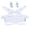 Electroplate Aluminum Alloy Motorcycle Rear License Plate Frame Motorbike Scooter Number Plate Holder 5 Colors