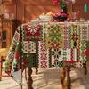 Christmas Tablecloth—Wash-Free, Waterproof, and Grease-Resistant; Holiday, Thanksgiving, and Christmas Tablecloths; Coffee Table Cloths