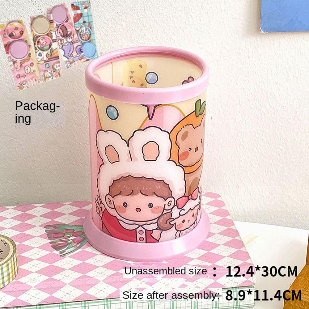 Милый мультяшный держатель для карандашей, канцелярские принадлежности, подарки, контейнер для ручек, практичная коробка для хранения ручек, студенты