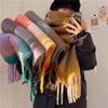 Winter New Cashmere Scarf Women Design Warm Pashmina Blanket Long Tassel Scarves Female Shawl Wraps Thick Foulard Bufanda
